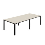 Fraction Infinity Rectangular Meeting Table  | 2800 X 1200 | Grey/Black