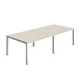 Fraction Infinity Rectangular Meeting Table  | 2800 X 1200 | Grey/White
