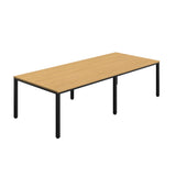 Fraction Infinity Rectangular Meeting Table  | 2800 X 1200 | Sorano Oak/Black