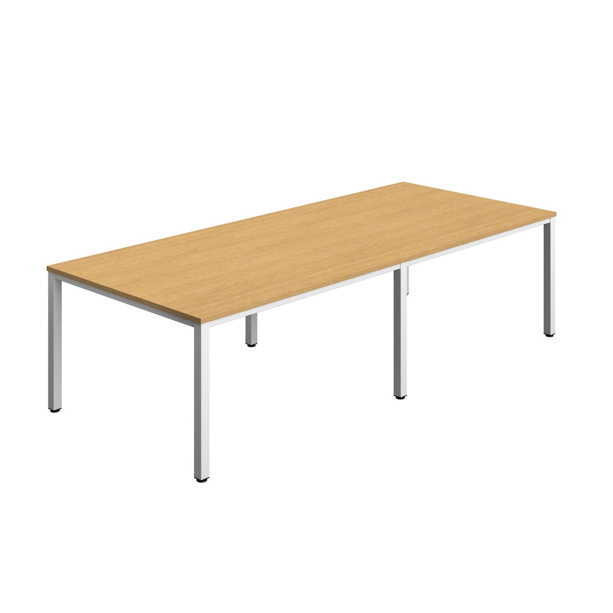 Fraction Infinity Rectangular Meeting Table  | 2800 X 1200 | Sorano Oak/White