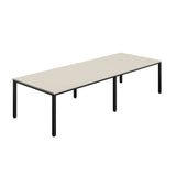 Fraction Infinity Rectangular Meeting Table  | 3200 X 1200 | Grey/Black