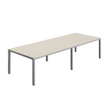 Fraction Infinity Rectangular Meeting Table  | 3200 X 1200 | Grey/Silver