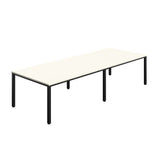 Fraction Infinity Rectangular Meeting Table  | 3200 X 1200 | White/Black