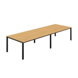 Fraction Infinity Rectangular Meeting Table  | 3600 X 1200 | Sorano Oak/Black