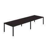 Fraction Infinity Rectangular Meeting Table  | 4000 X 1200 | Anthracite/Black