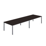 Fraction Infinity Rectangular Meeting Table  | 4000 X 1200 | Anthracite/Silver