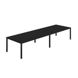 Fraction Infinity Rectangular Meeting Table  | 4000 X 1200 | Black/Black