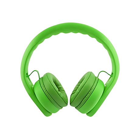 Almost Unbreakable Coloured SEN Green Headphones 4 Pole, USB, or USB-C