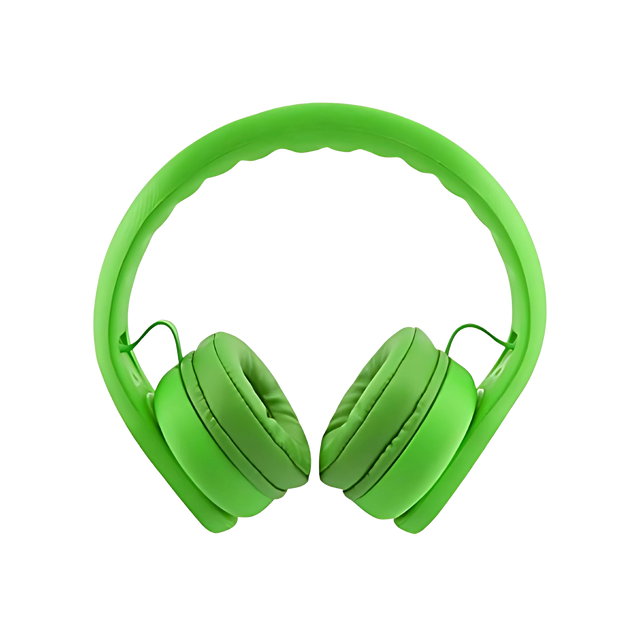 Almost Unbreakable Coloured SEN Green Headphones 4 Pole, USB, or USB-C