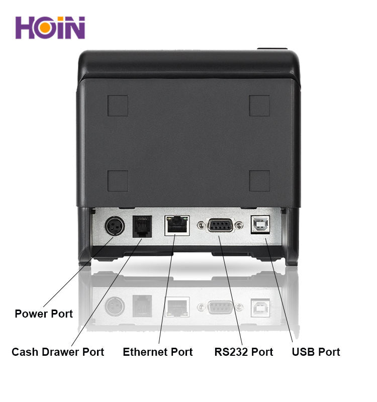Hoin H806 80mm Direct Thermal Receipt Printer with Auto Cutter