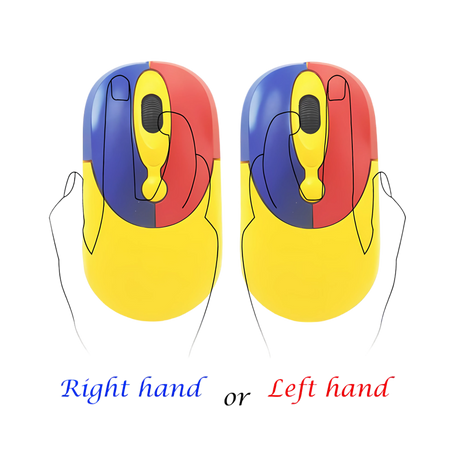 Easy2Use Childrens Small Size Computer Mouse USB - Yellow