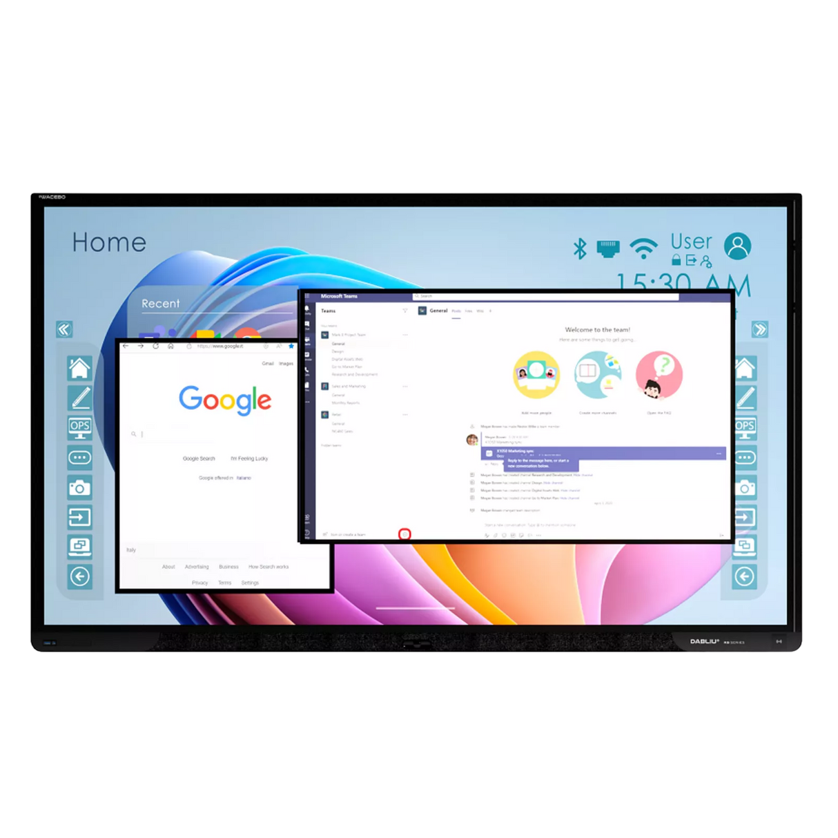 Wacebo RB Series Interactice Panel - Android 13, Google EDLA