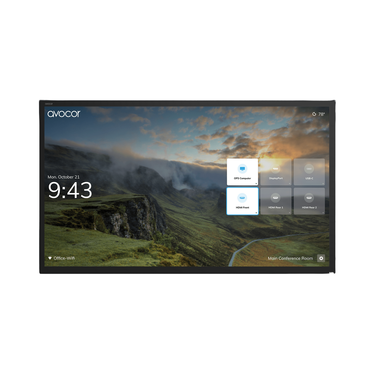 Avocor H Series Pcap Interactive Display