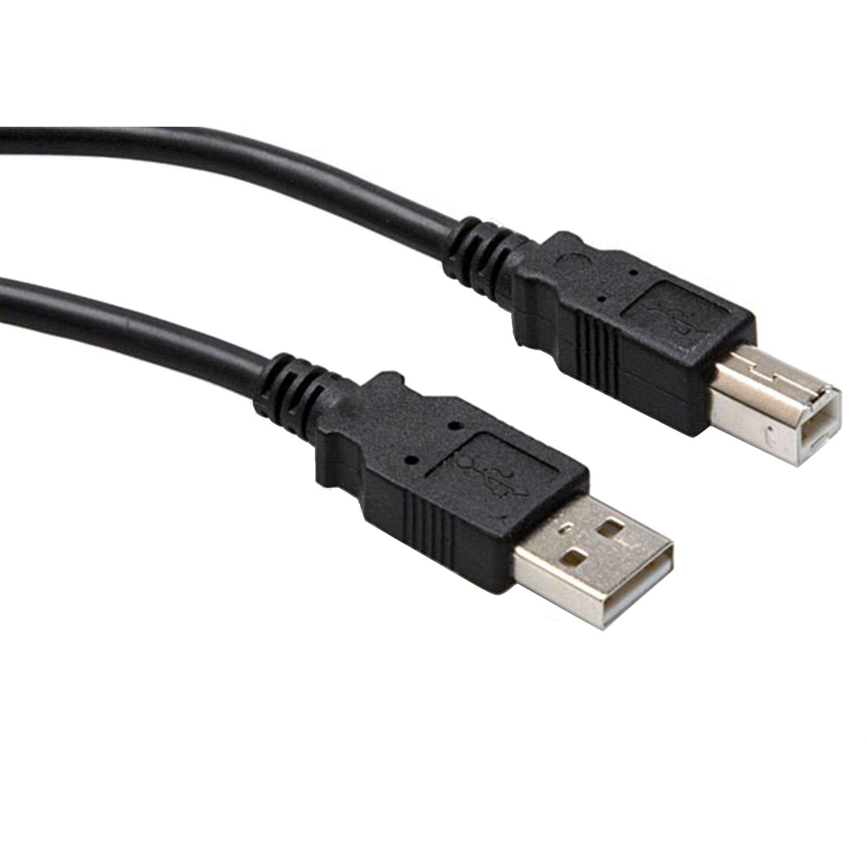 2M USB 2.0 Cable - Type A (M) to B (M), Black