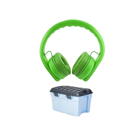 Classroom Headphone Set (32 Unbreakable, 4 pole Green)