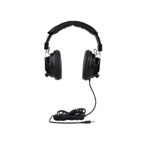 Quality Black Stereo Headphones with vol ctrl on earpiece