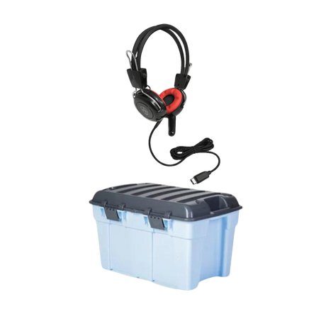 Classroom Headphone Set (24 Robust Headphone MK2 Detachable USB-C)