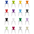 Spaceforme en Classic Skid Base Chair, 460mm
