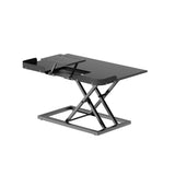 Stepless Sit Stand Desk Converter with Laptop Holder