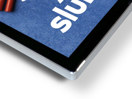 Allsee Slimline Pro Advertising Display - Toughened Glass