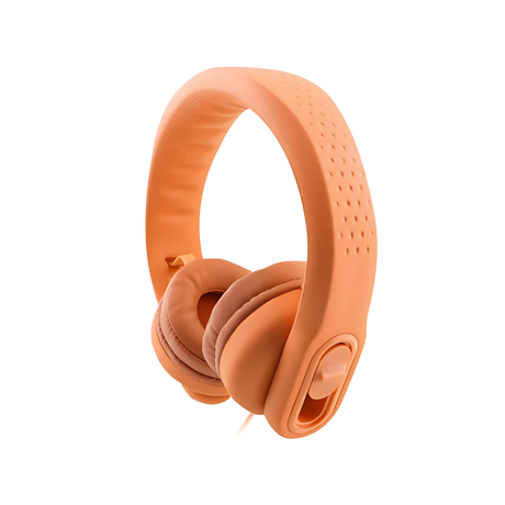 Almost Unbreakable Coloured SEN Orange Headphones 4 Pole, USB, or USB-C