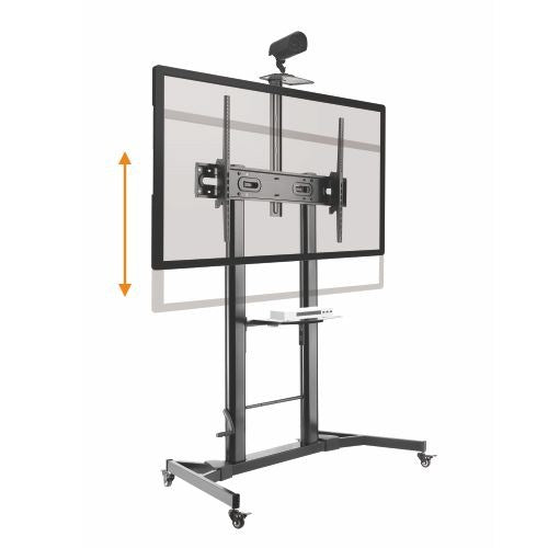 Heavy Duty Height Adjustable Mobile Screen Stand - 100Kgs