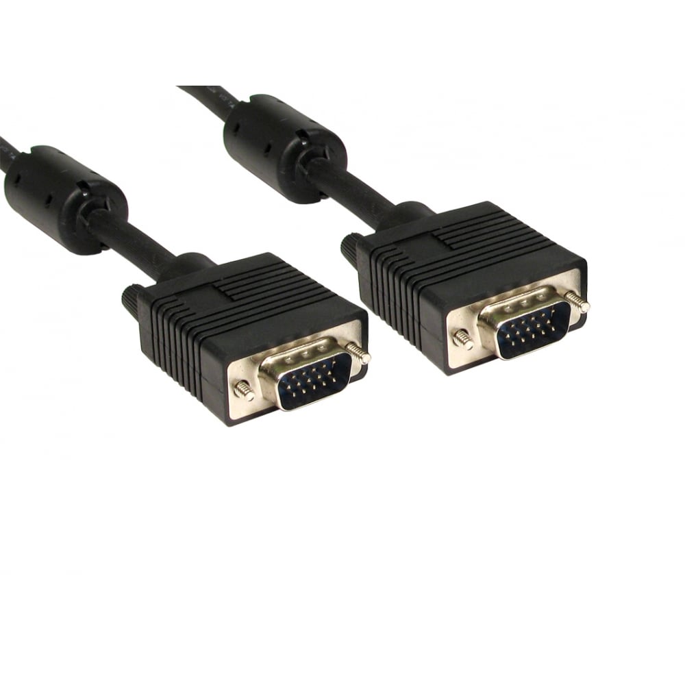 5m SVGA Male to Male Cable - Black - Pack of 5