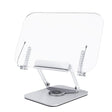 360 Rotate Folding Aluminum Alloy & Transparent Clear Acrylic Reading Stand