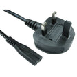 UK Plug to C7 Mains Lead - 1.8m