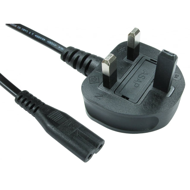 UK Plug to C7 Mains Lead - 1.8m