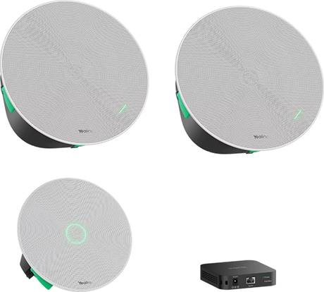 Yealink CMKit-121 - 1x CM20 Mic & 2x CS10 Speakers kit with Install Accessories and RCH40E2