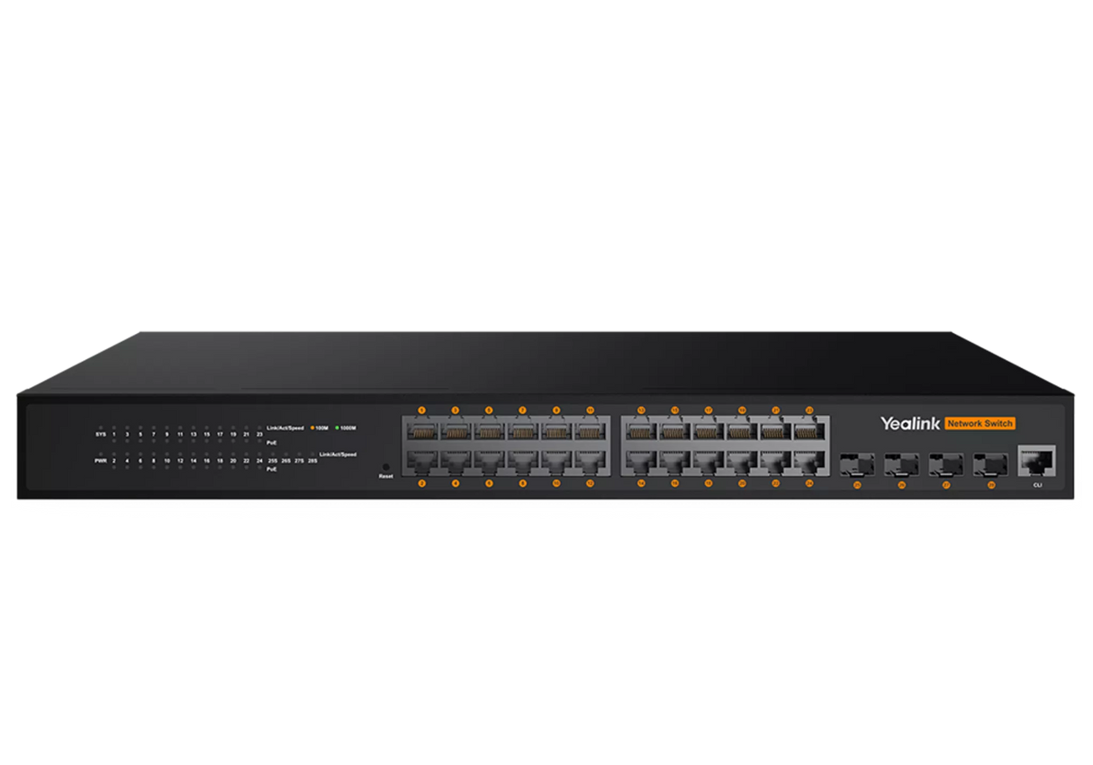 Yealink RCH240 - 24 Port PoE+ Switch