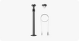 Yealink CM-MountKit - Ceiling Mount Kits for CM20