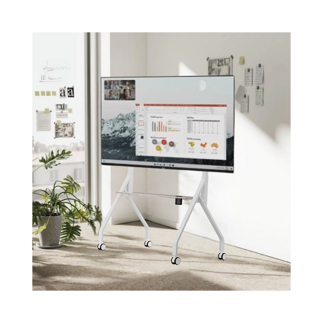 Mobile 42"- 86" Screen / Display Trolley 120Kg max screen weight