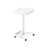 Mobile Sit Stand Desk - Black/White
