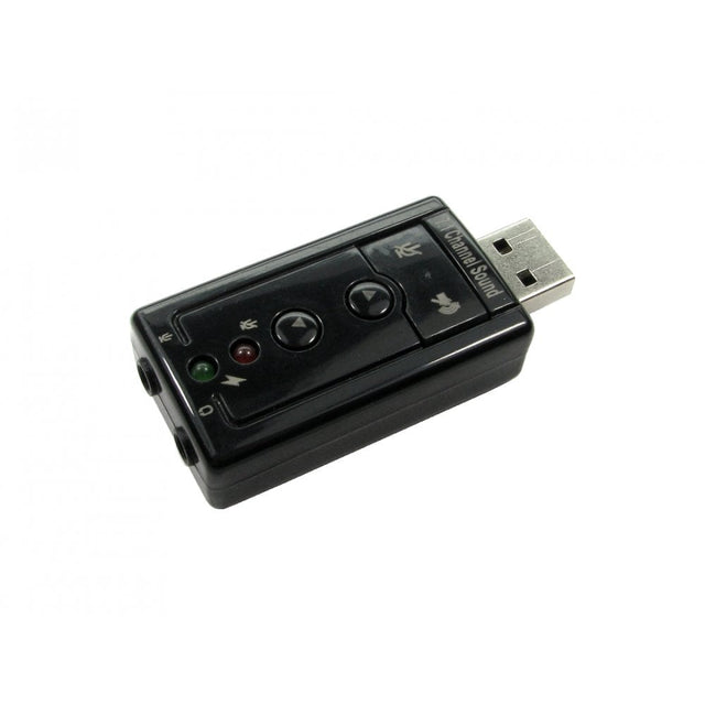 USB Audio Adapter with MIC and Headphone Ports