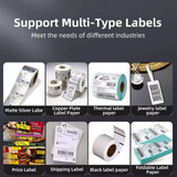 HOIN  4" Thermal Transfer Label Printer (203 dpi), USB & Bluetooth