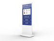 Allsee White Freestanding PCAP Touch Screen Posters