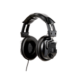 Quality Black Stereo Headphones with vol ctrl on earpiece