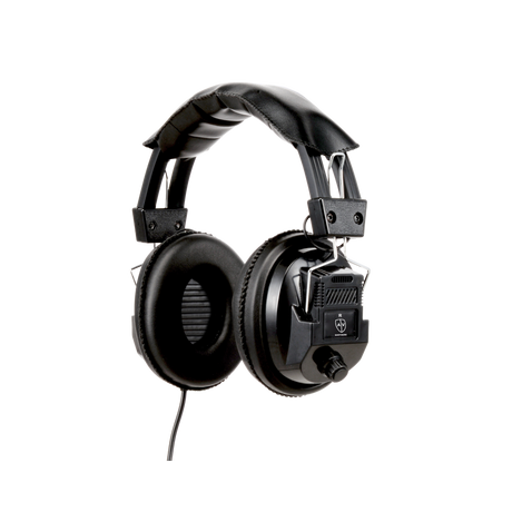 Quality Black Stereo Headphones with vol ctrl on earpiece