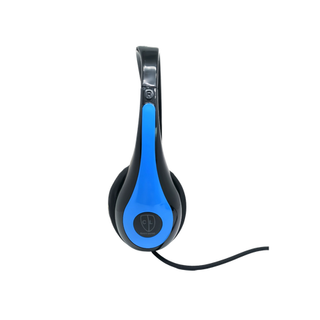 Lightweight Black/Blue Headphone braided cable microphone and 2 x 3.5 connectors