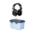 Quality Black Stereo Headphones Classroom Set x24