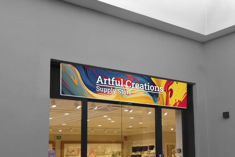 Allsee P4 DV-LED Shop Fascia Display