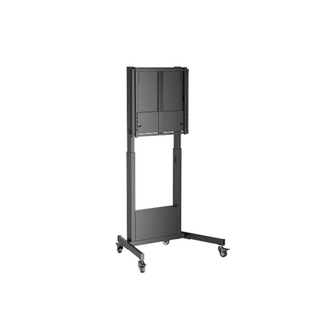 Manual Height-Adjustable Mobile Stand For 55"- 86" Interactive Displays
