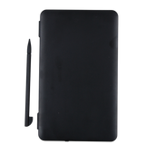 12 digit display battery & solar Black Calculator with LCD note pad