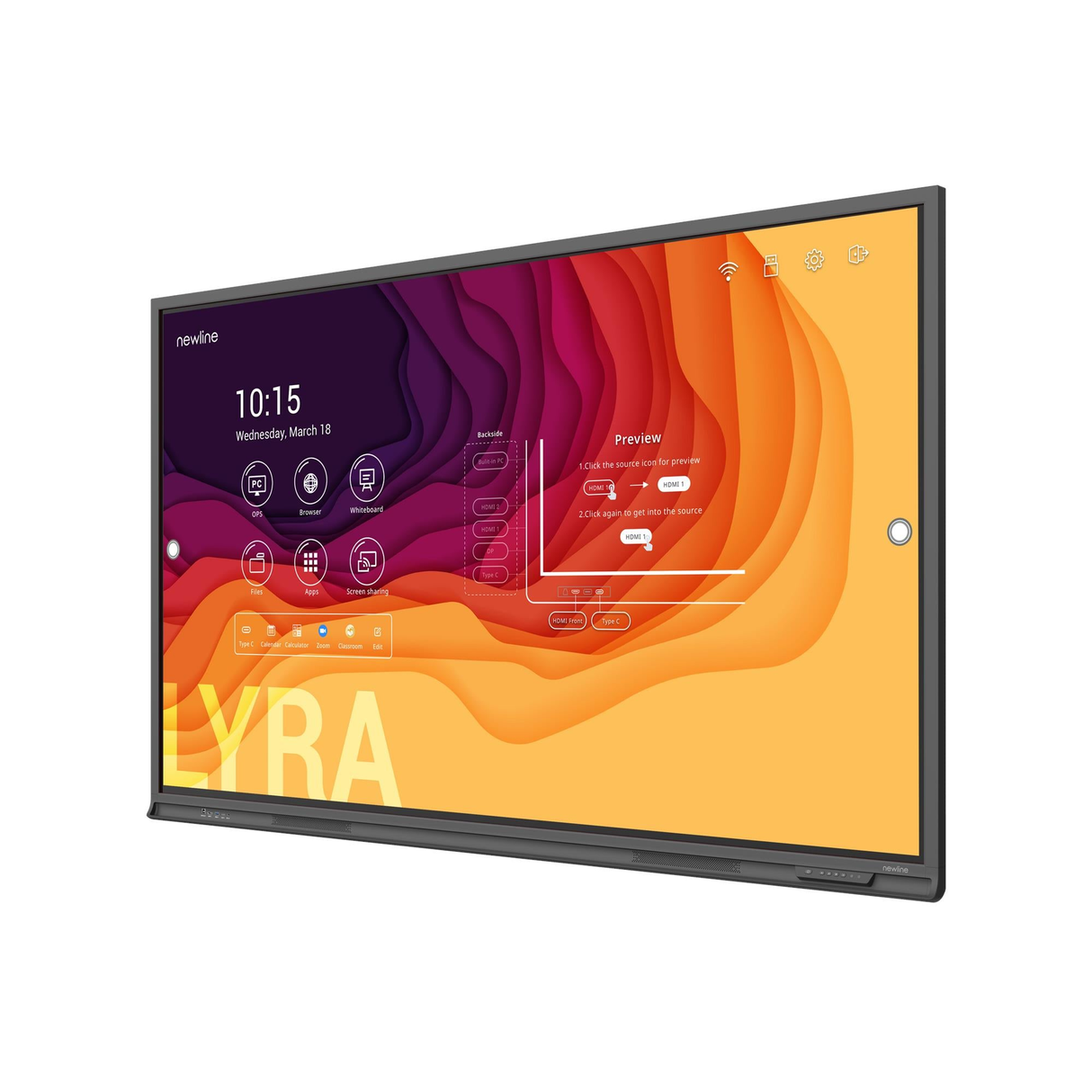 Newline Lyra TT-5521Q  55" 4k interactive Touchscreen