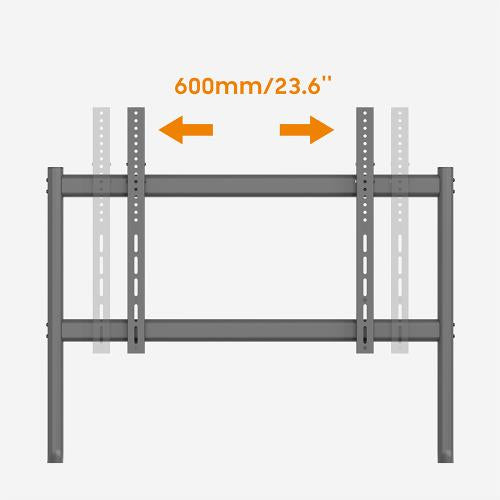 Heavy Duty Mobile Interactive Screen / TV Trolley