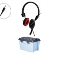 Classroom Headphone Set (24 Robust Headphone MK2 1 x 4 Pole Detachable)