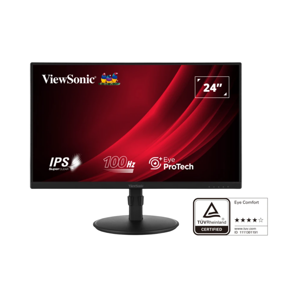ViewSonic VG2408A-MHD 24" IPS Full HD Ergonomic Monitor
