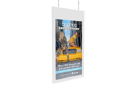 Allsee Hanging Double-Sided Window Display